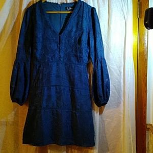 Lulu's Teal Blue Cocktail Dress Sz. S